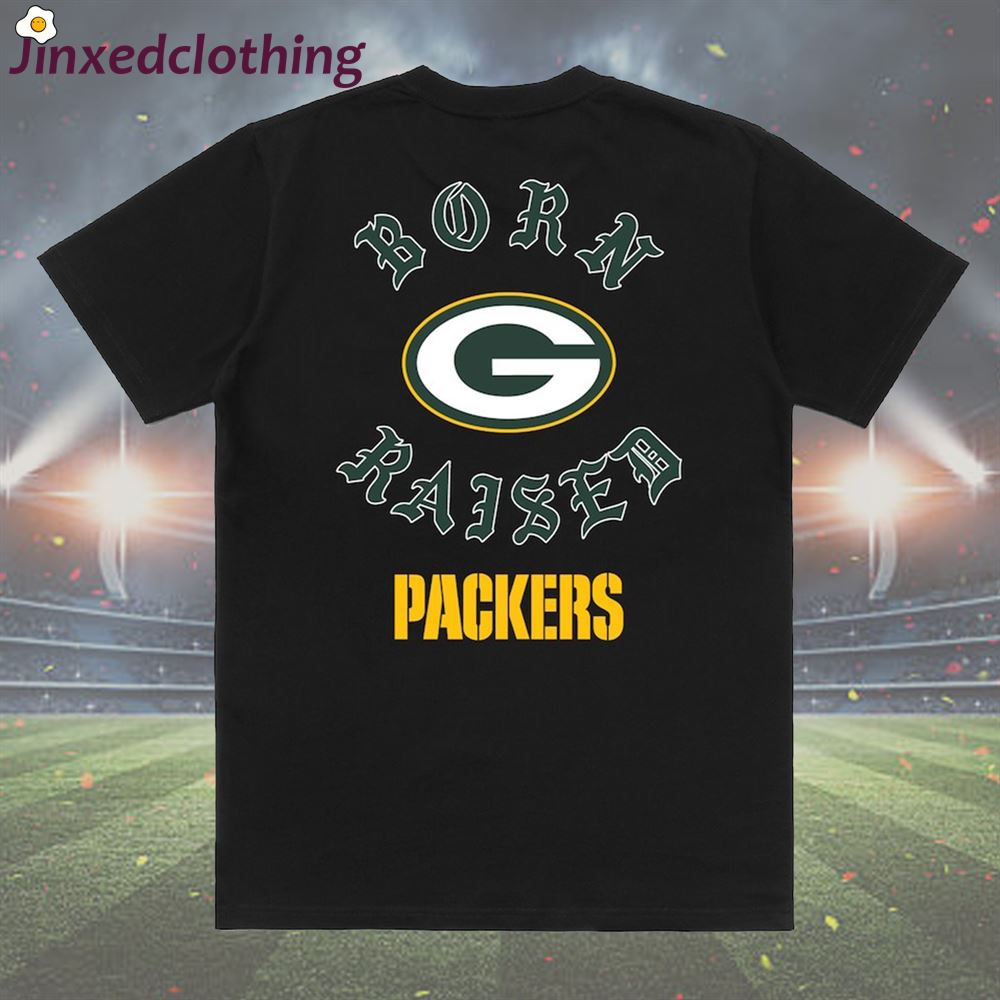 Official Green Bay Packers Born X Raised T-shirt 